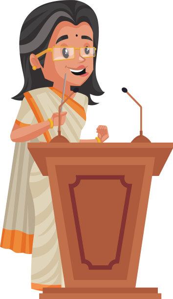 政治家女士卡通人物图片下载