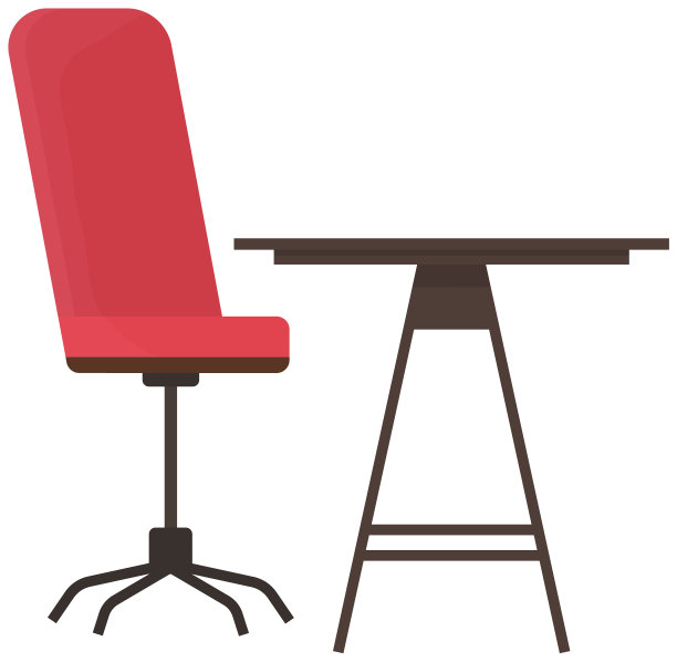 在工作场所布置家具图片下载