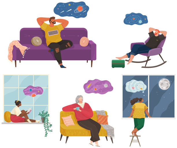 人们在思考或做决定，使年轻人感到不安图片下载