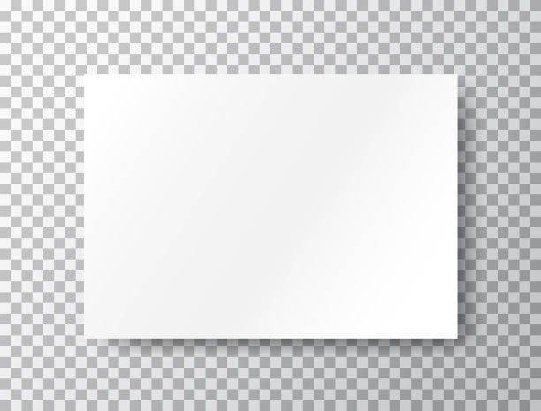 在透明背景白色上的空白模型图片下载