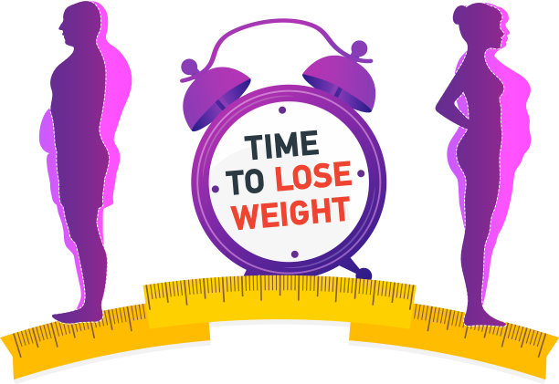时间减肥减肥概念胖又胖图片下载