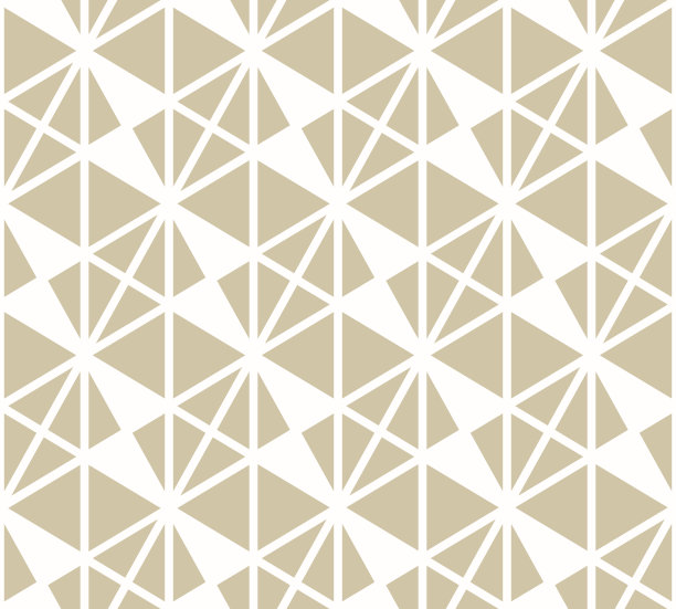 黄金矢量几何无缝模式与三角形，菱形，网格，网图片下载