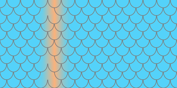 带有蓝色鱼皮的图案图片下载