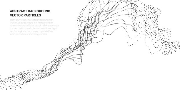 摘要基于颗粒流运动的三维图像图片下载