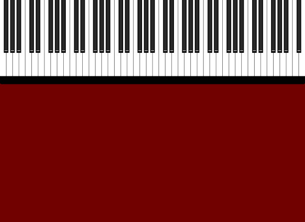 黑白钢琴键打开图片下载