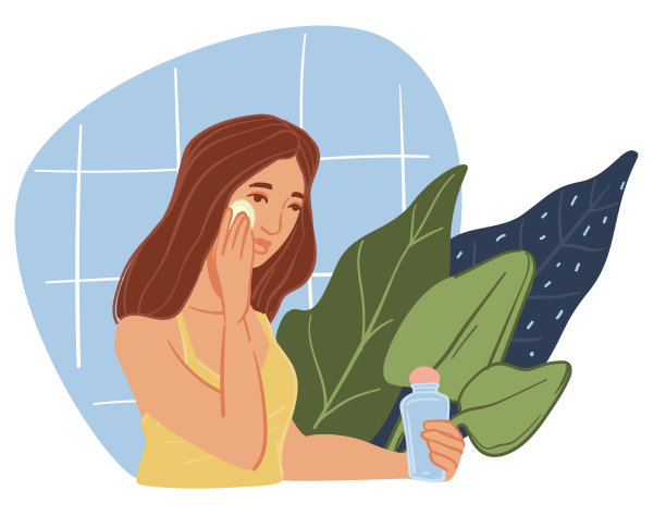 妇女清洁毛孔皮肤护理在家治疗图片下载