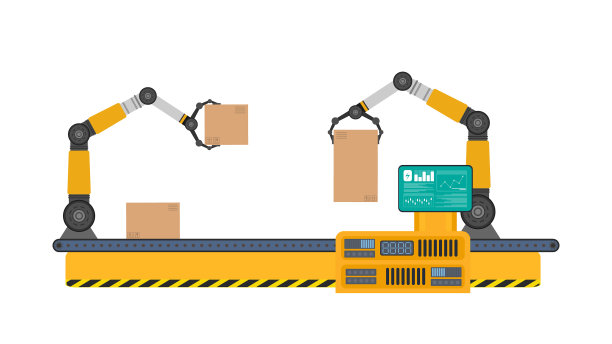 全自动输送带生产线全配有图片下载