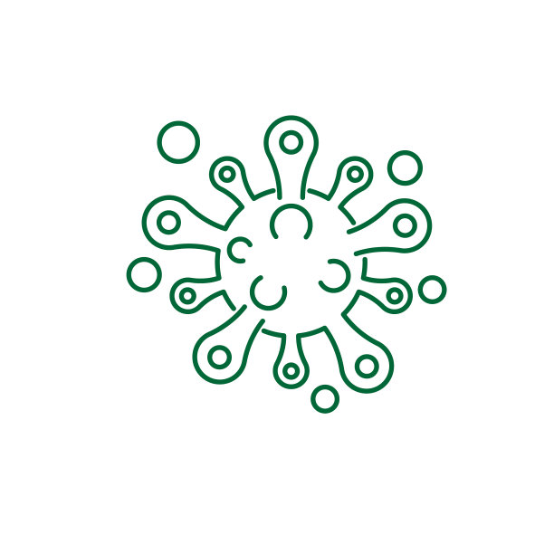 病毒图标模板设计图片下载