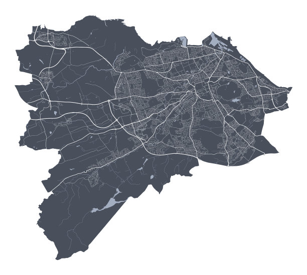 爱丁堡地图详细地图爱丁堡城市图片下载