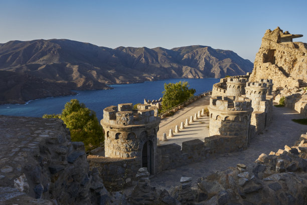 穆尔西亚卡塔赫纳的海岸炮台图片下载