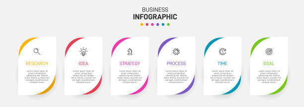 信息图形设计与图标和5个选项或图片下载