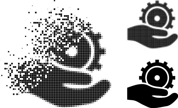 分解和半色调点开发服务图片下载