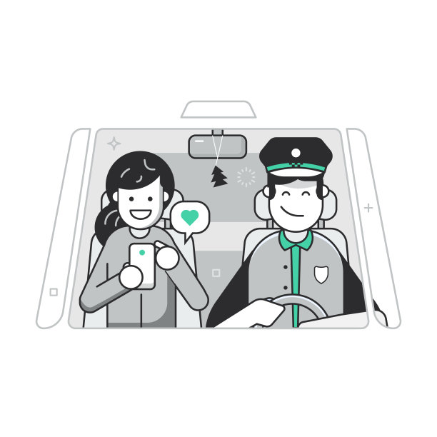 卓越的出租车服务理念在平面设计图片下载