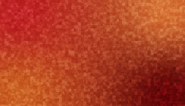 抽象的红色和橙色马赛克瓷砖为背景。图片下载