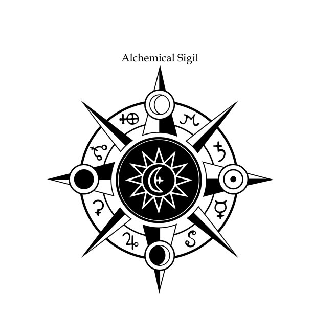 带图案的魔法炼金术封印图片下载