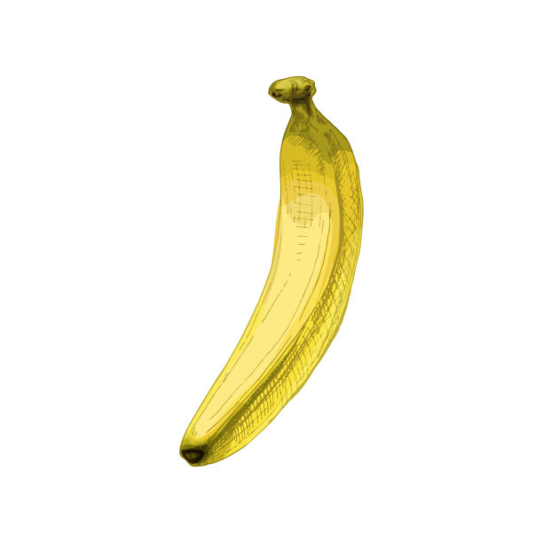 新鲜香蕉果孵化颜色图片下载