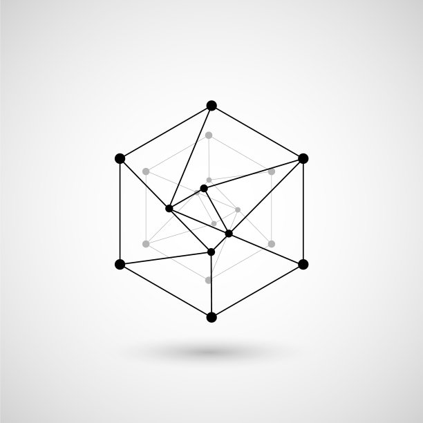 六边形遗传科学化学胴体图片下载