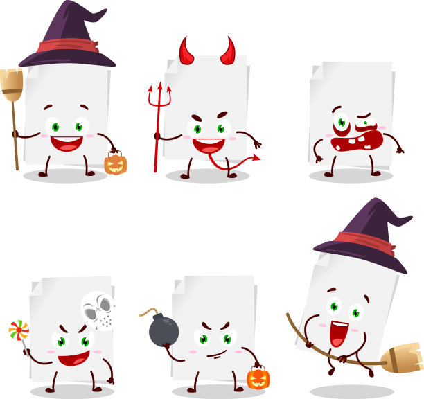 万圣节卡通表情图片下载