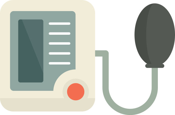 脉冲测量装置图标平坦隔离图片下载