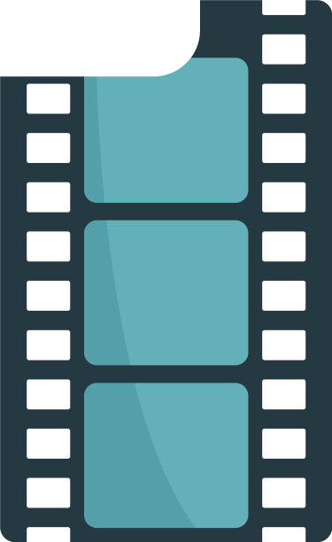 薄膜图标平坦孤立的图片下载