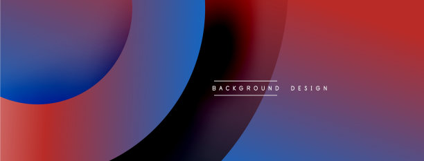 抽象交叠线和圆几何图片下载