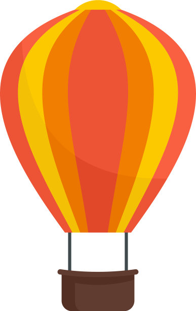 云气球图标平孤立图片下载