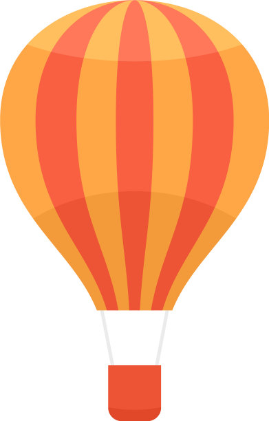 运输气球图标平孤立图片下载