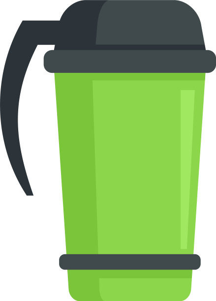 咖啡热杯图标平孤立图片下载