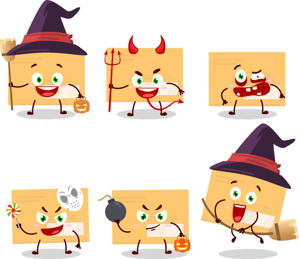 万圣节卡通表情图片下载