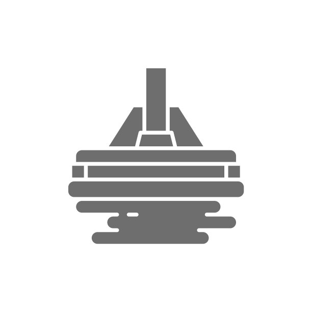 拖把专业清洁棉签灰色图标图片下载