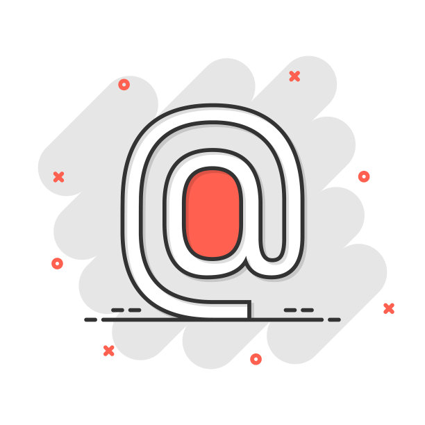 电子邮件消息图标在漫画风格的邮件文档图片下载