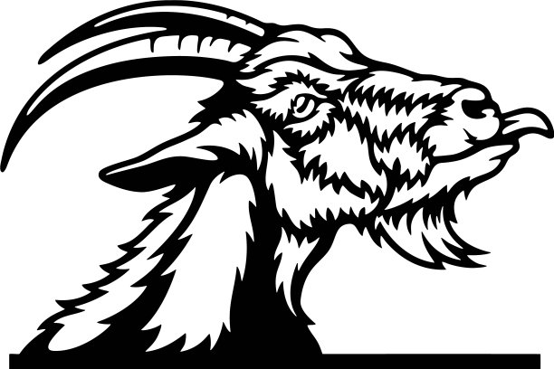 偷窥山羊——有趣的农场动物偷窥图片下载