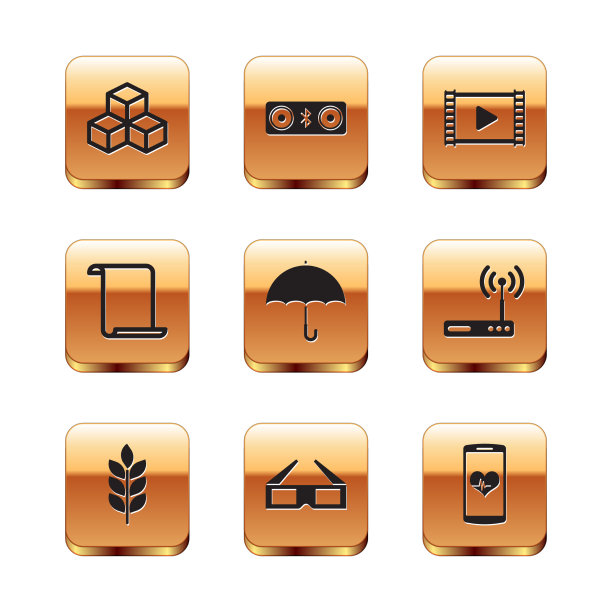 设置等距立方小麦3d电影眼镜图片下载