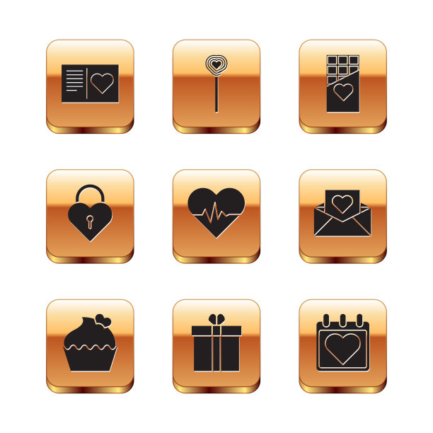 用心形婚礼蛋糕制作情人节宣传单图片下载