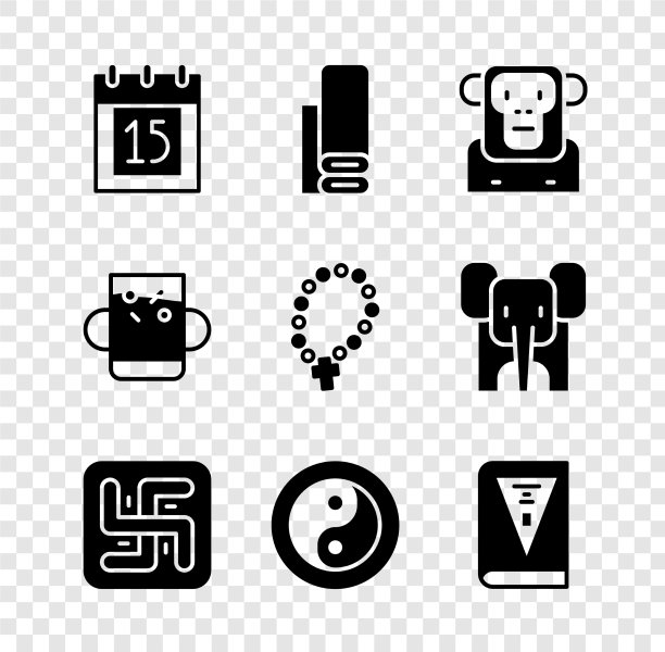 印度独立日设印度纺织面料图片下载