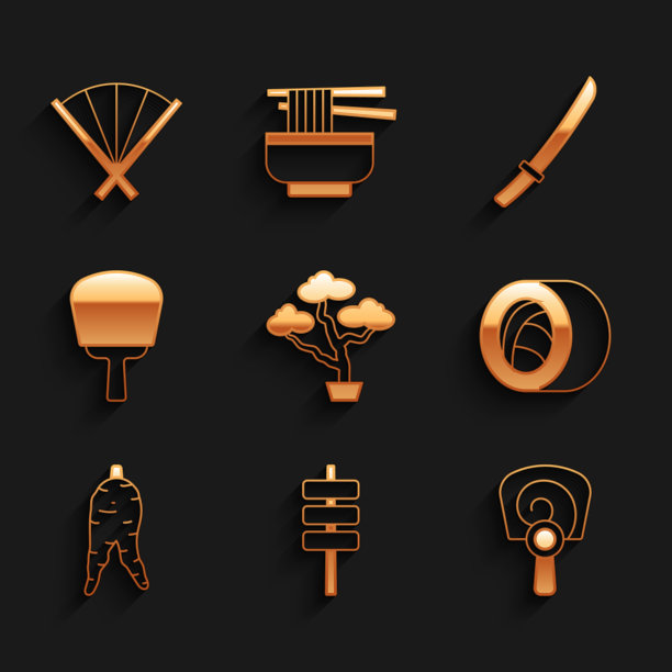 设置盆景树韩国食物托波基手扇图片下载