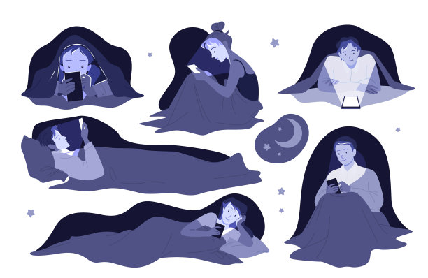 有手机和失眠的人图片下载