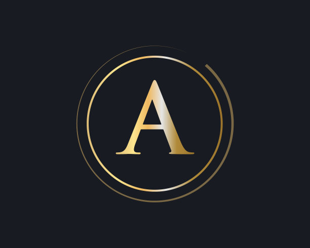 优雅和时尚的标志一个字母标志图片下载