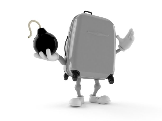 手提箱人物手持炸弹图片下载