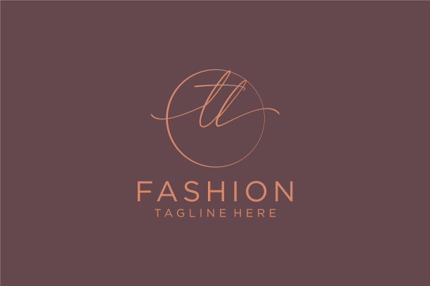 最初的tl女性标志美字母和图片下载