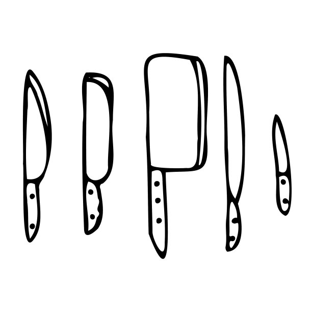 一套锋利的刀图片下载