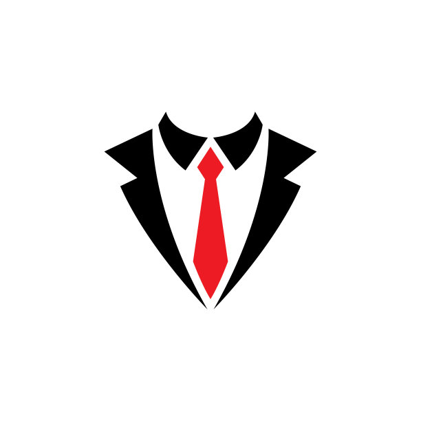 男士燕尾服标志和符号模板图片下载