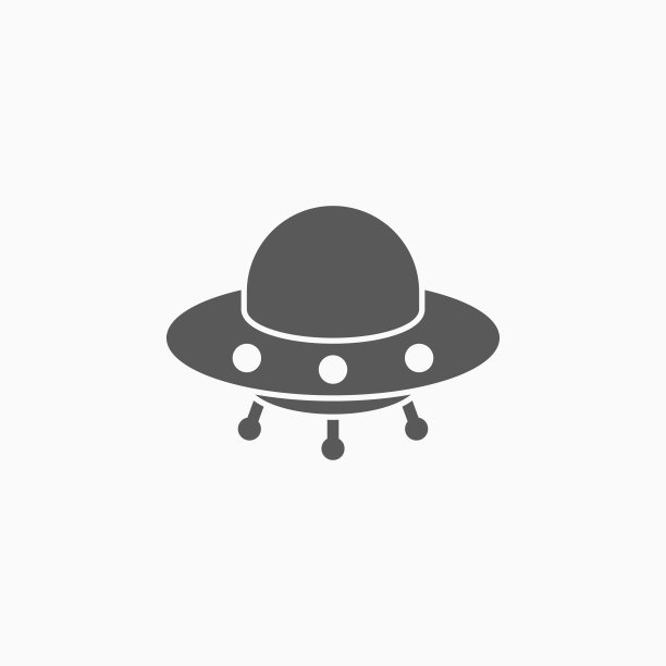 飞碟图标，飞碟矢量，空间插图图片下载