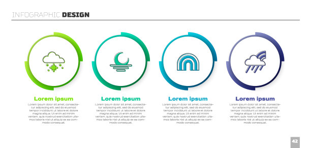 集云与雪，日落彩虹与云图片下载