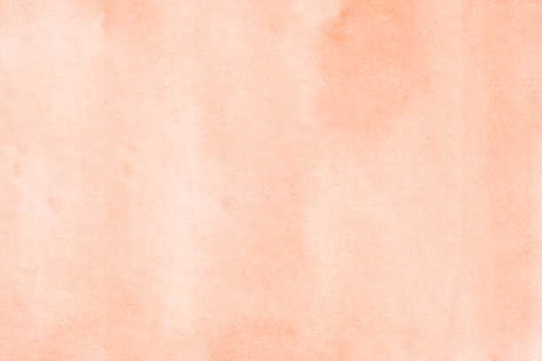 水彩背景，白色纸背景上的橙色水彩画纹理设计，艺术抽象的复制空间横幅，海报，墙纸，背景图片下载