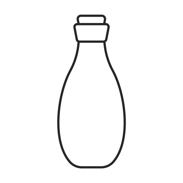 化妆品瓶图标轮廓图标图片下载