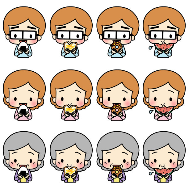 一个人手里拿着各种各样的食物图片下载