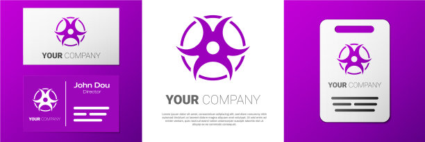 标志类型生物危害标志图标隔离在白色图片下载