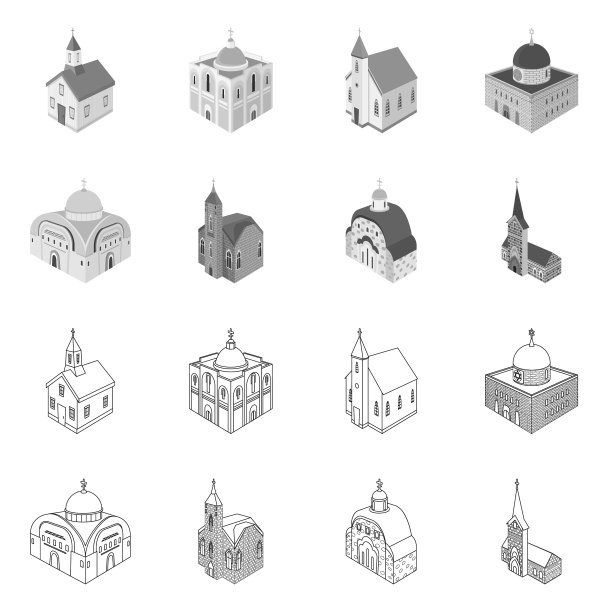 寺庙和历史象征图片下载