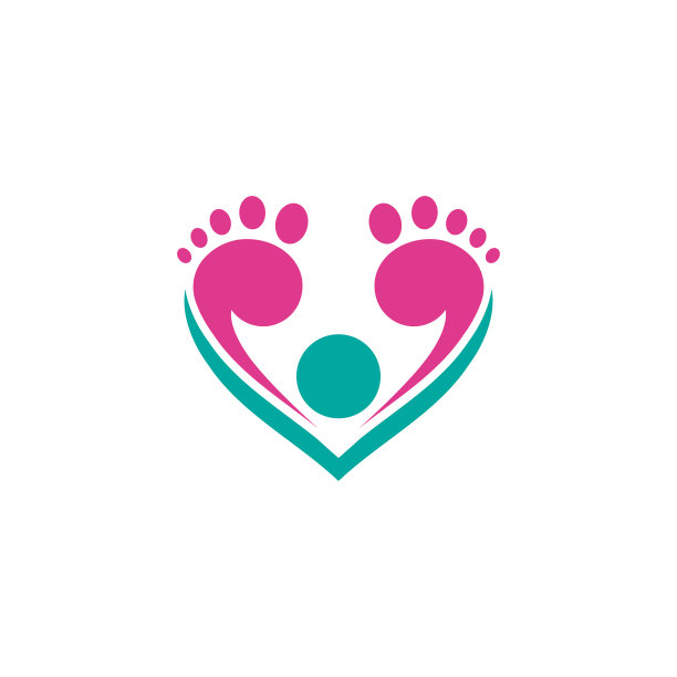 脚部护理标志模板图标图片下载